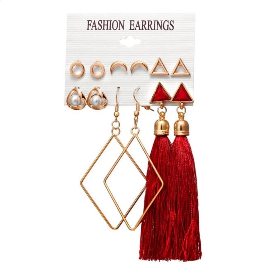 Six pair earring bundle